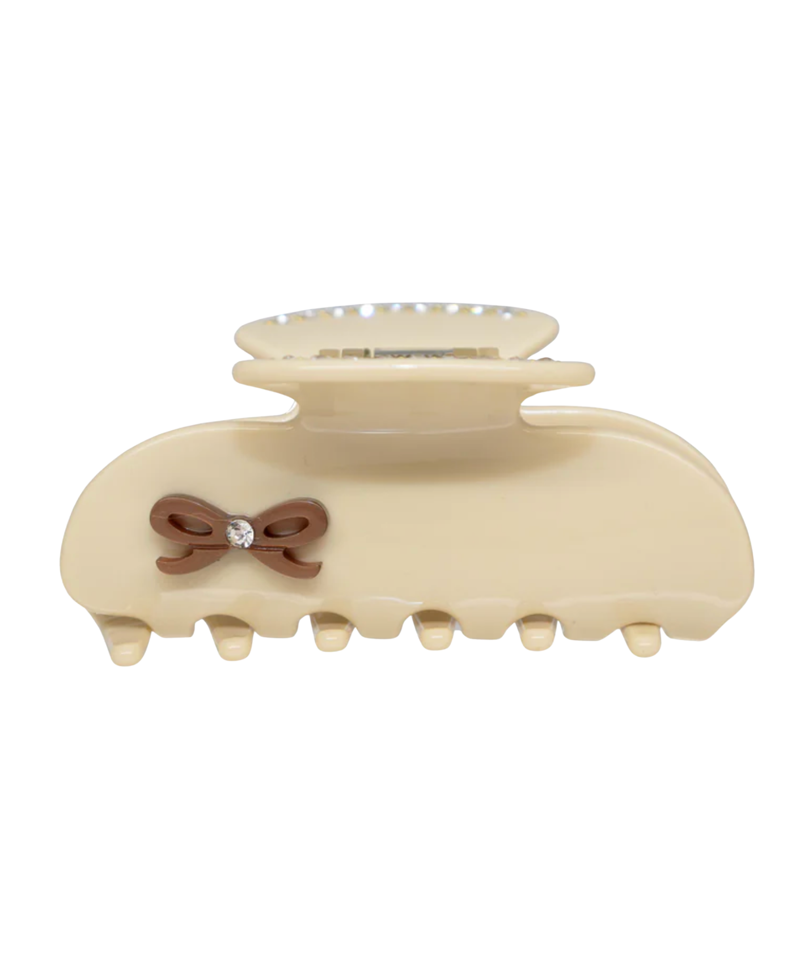 Emi Jay Sweetheart Clip in Vanilla Chai Accessories Emi Jay Ivory