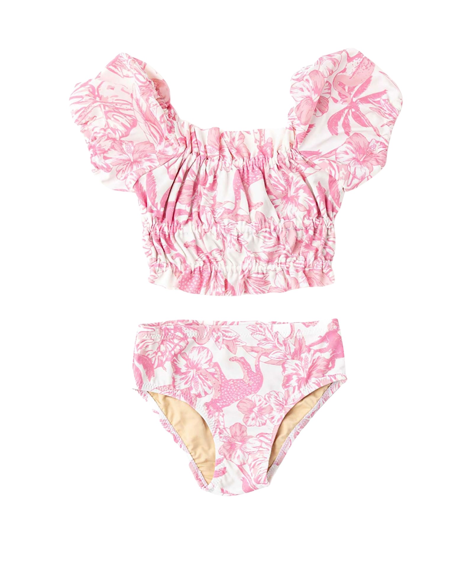 Shade Critters Jilly Smocked 2 Piece Pink Paradise Accessories Shade Critters Floral Y/S (7/8)