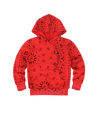 Aviator Nation Kids Bandana Pullover Hoodie Girls Casual Tops Aviator Nation Red Y/S (7/8)
