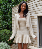 Love Shack Fancy Women Ferra Cardigan Honey Gold Womens Casual Tops Love Shack Fancy