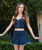 Katie J NYC Girls Clarke Polka Dot Cami Girls Casual Tops Katie J NYC