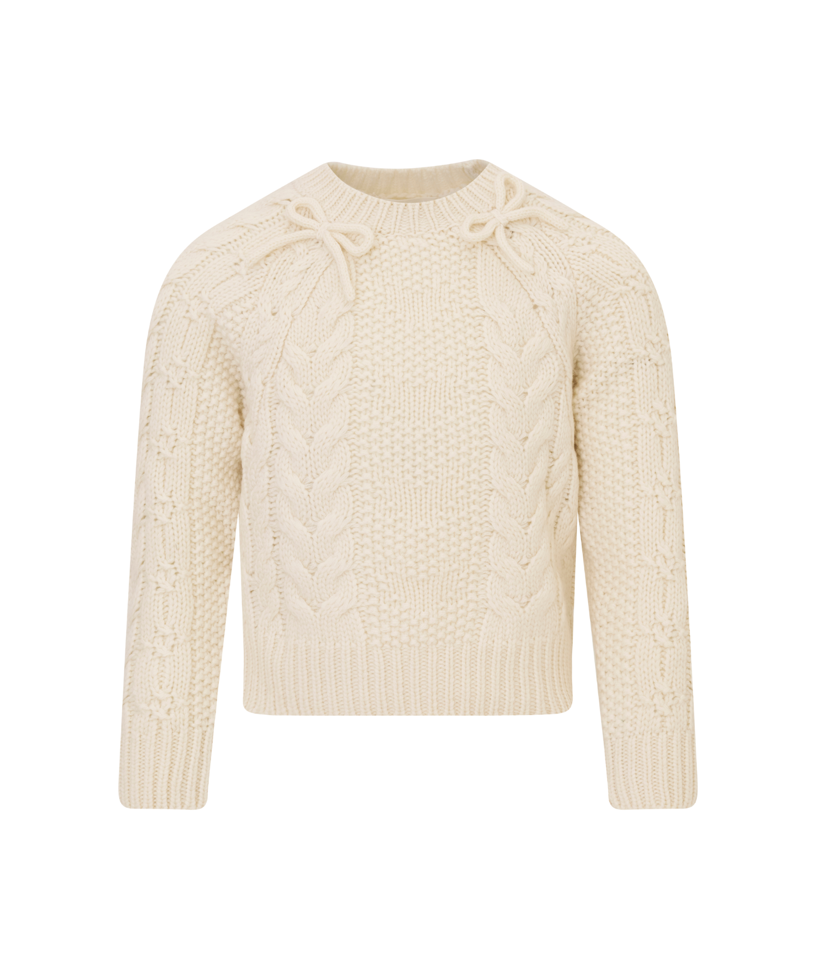Love Shack Fancy Tween Mavita Pullover Birch Whisper