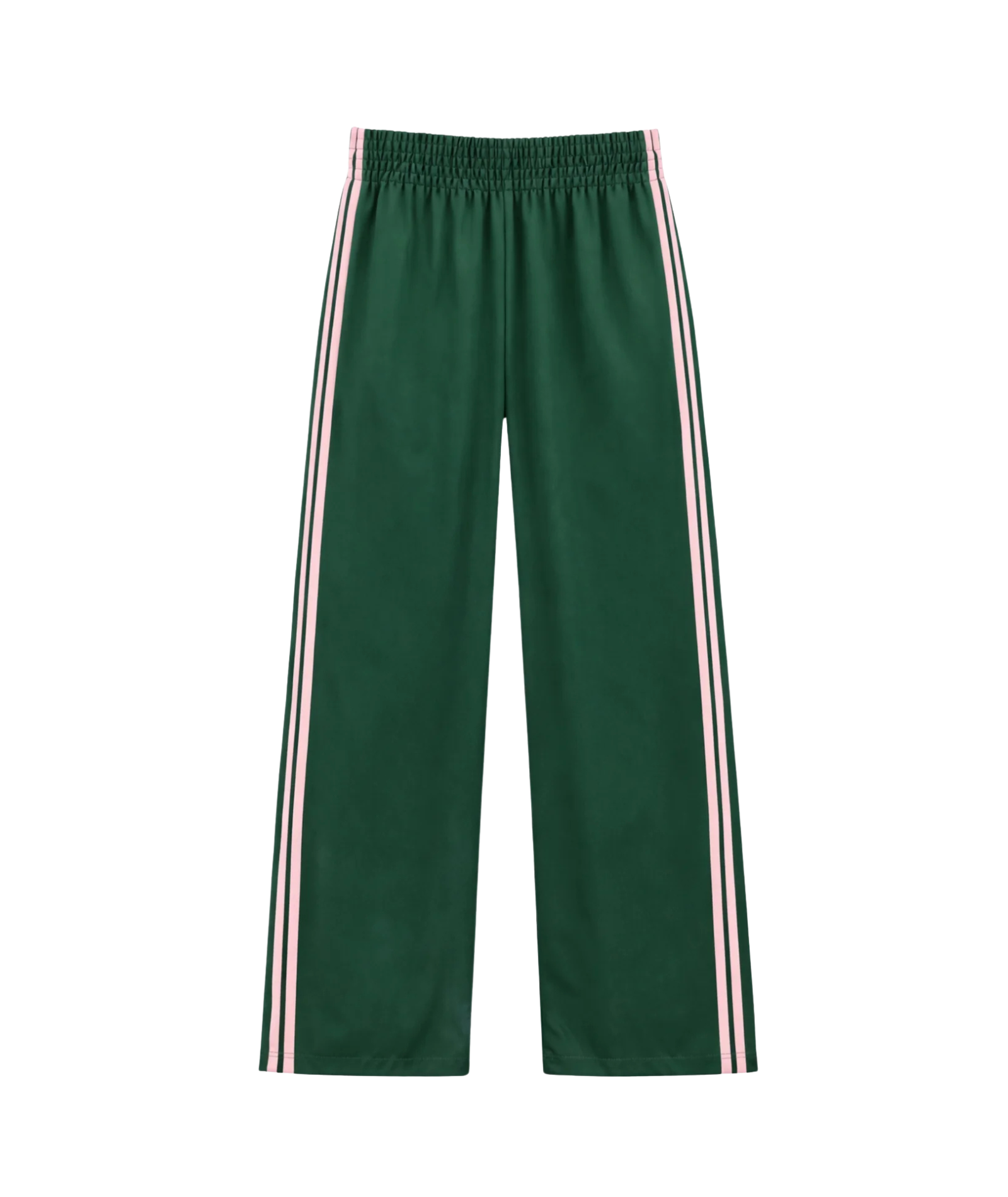 Katie J NYC Juniors Jordyn Pants Pine/Soft Pink Womens Casual Bottoms Katie J NYC Green Juniors/Women XS