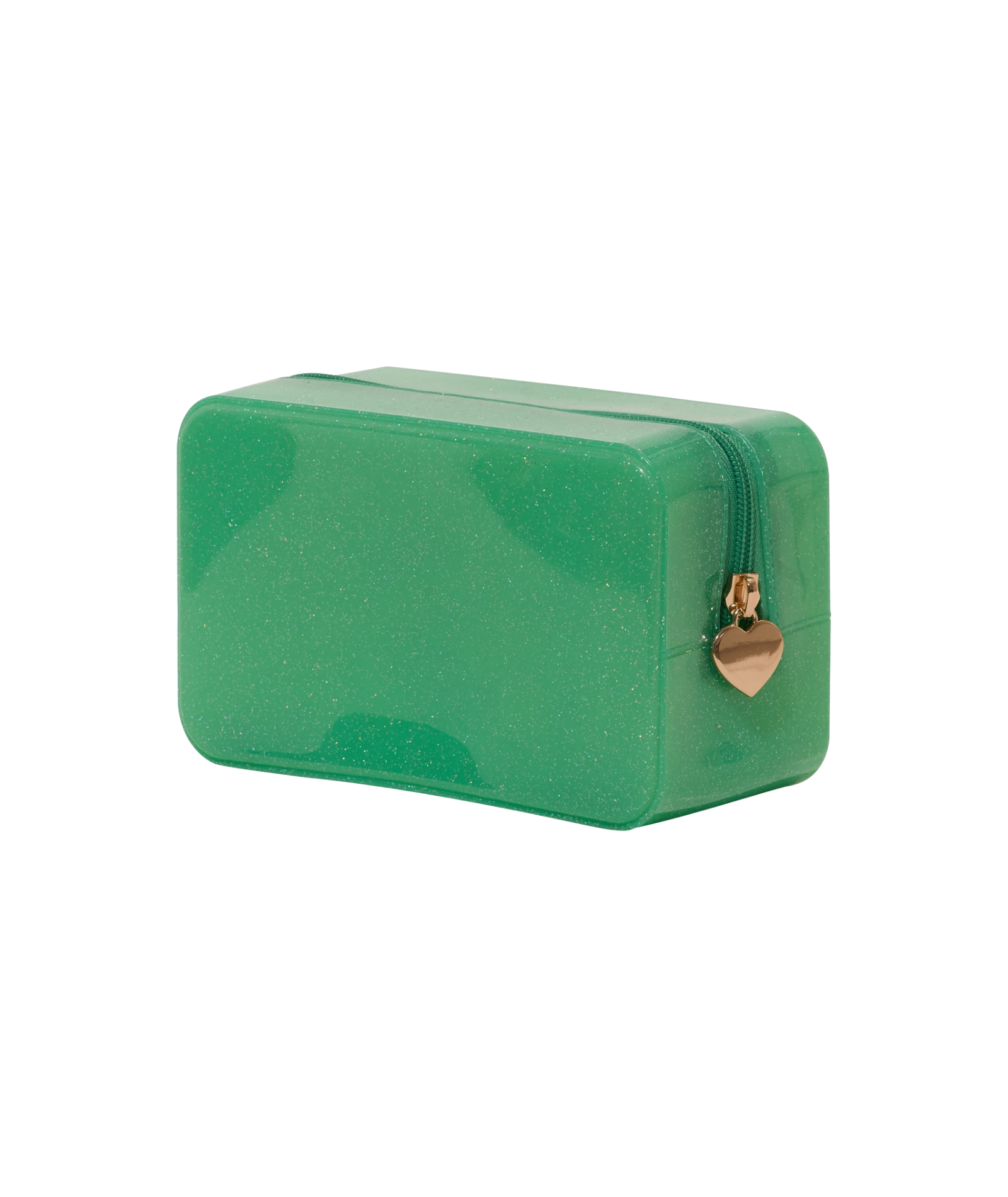 Malibu Jelly Glitter Pouch - Large Accessories Malibu Sugar Kelly Green