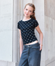 FBZ Girls Ollie Polka Dot Lace Tee