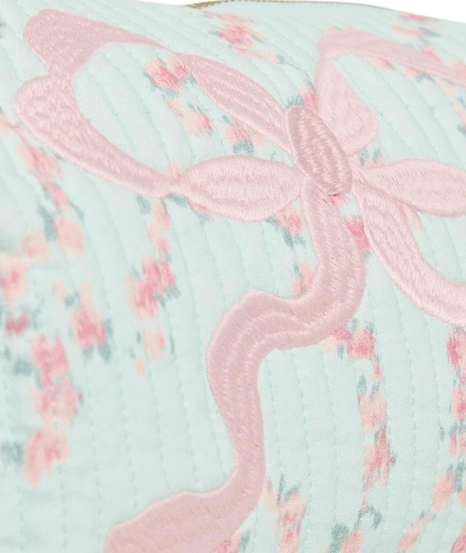 Love Shack Fancy Women Octavia Pouch Spruce Mint Accessories Love Shack Fancy