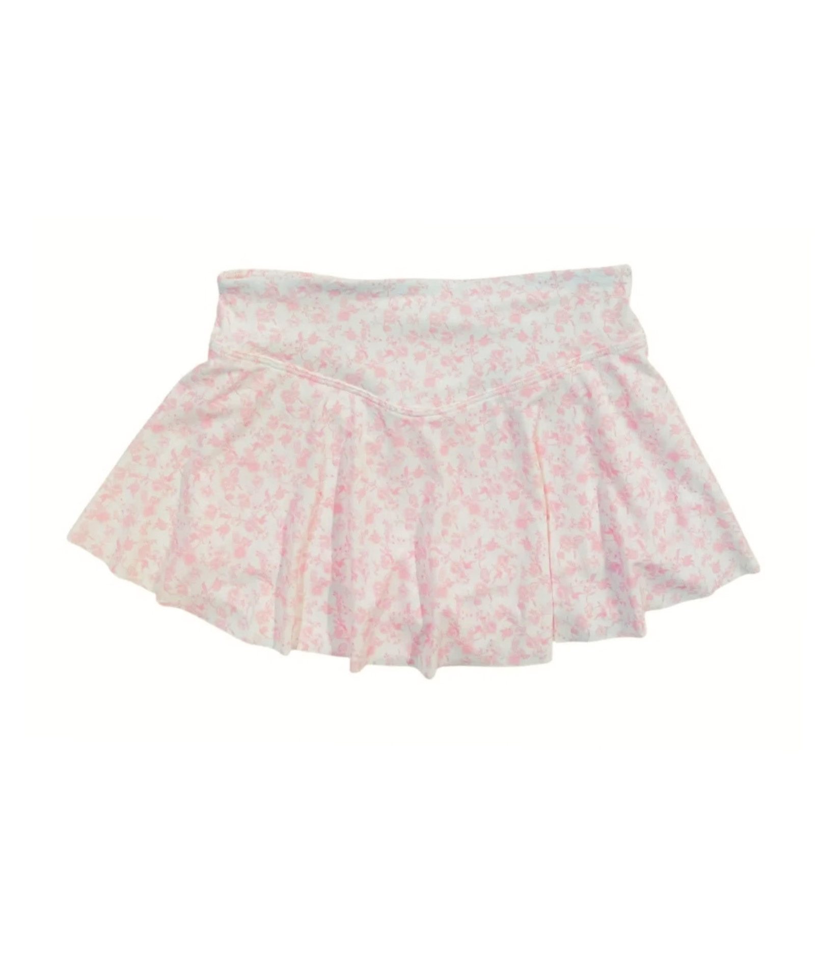Katie J NYC Girls Fraya Skort Pink Mini Toile