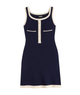 Katie J NYC Girls Whitney Dress Evening Blue/Cream Girls Special Dresses Katie J NYC Evening Blue Y/S (7/8)