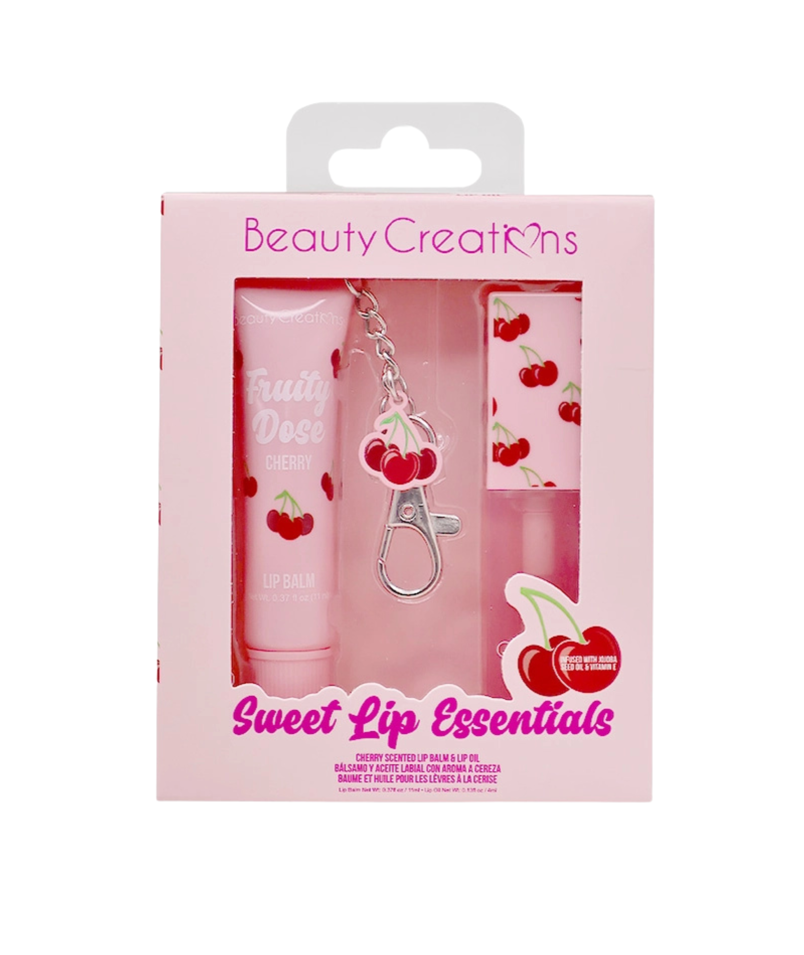 Frankie's Exclusives Sweet Lip Essentials Set Cherry Accessories Frankie's Exclusives Pink