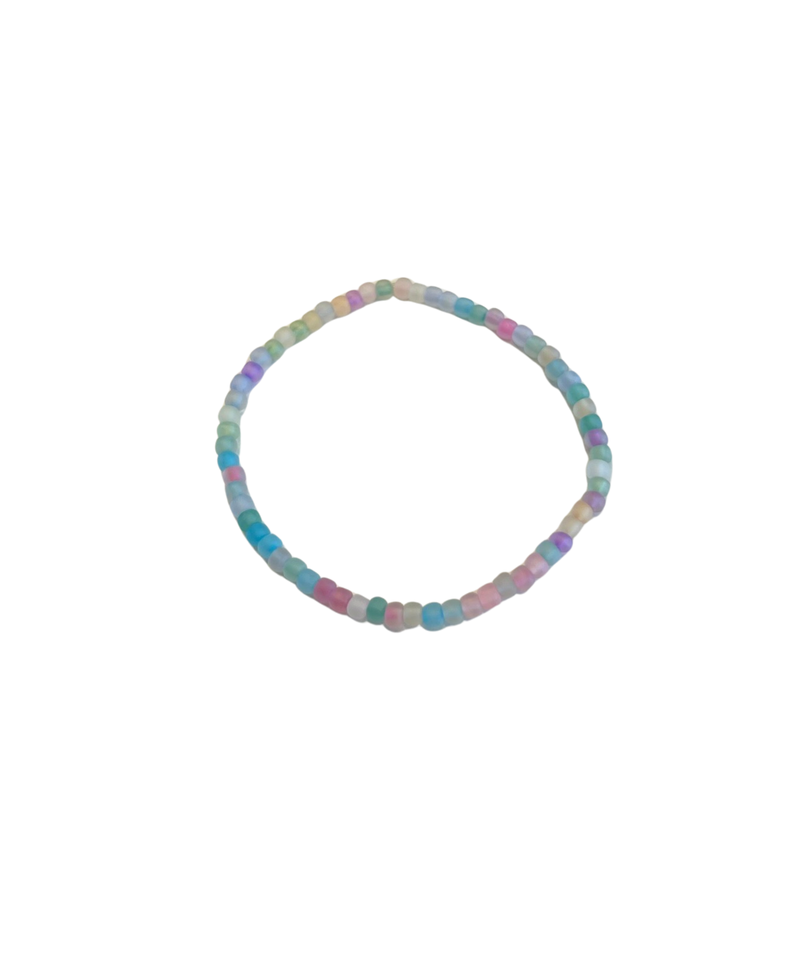 Frosted Seed Bead Stackable Bracelet Jewelry - Young Cori's Arm Candy Multi