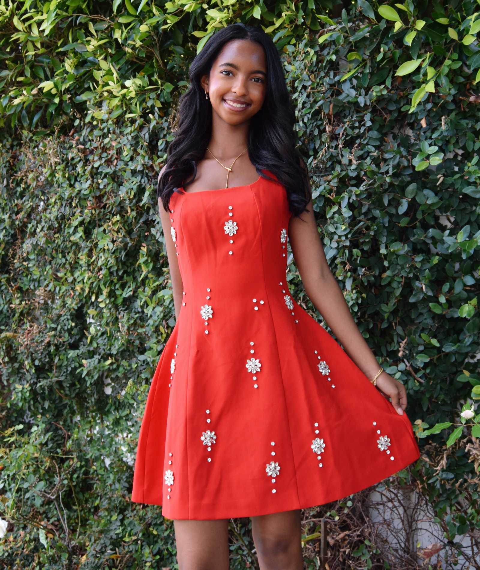 8apart Women Cristal Open Back Mini Dress