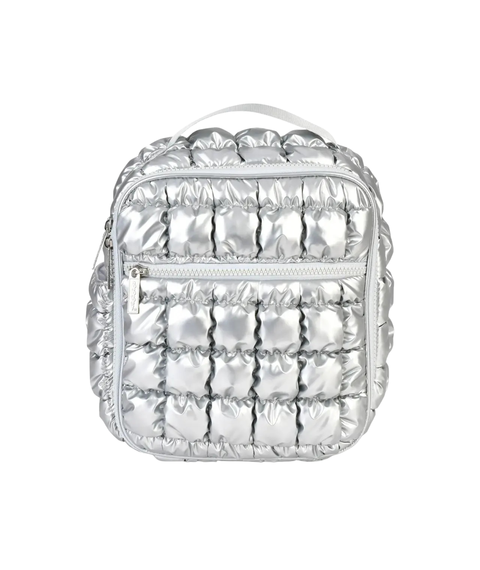 Icy Silver Lunch Tote