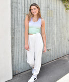 Katie J NYC Girls Dylan Sweatpants Girls Casual Bottoms Katie J NYC White Y/S (7/8) 