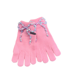 Bari Lynn Pearl Bow Winter Gloves Accessories Bari Lynn Pink One Size Fits Most (Y/7-Y/14)