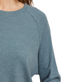 Perfect White Tee Women Cooper Brushed Waffle Crew Sweatshirt Womens Casual Tops Perfect White Tee