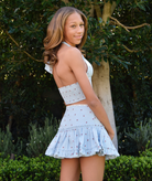 Katie J NYC Girls Cherry Seersucker Dixie Skirt Girls Casual Bottoms Katie J NYC