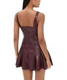 Love Shack Fancy Women Fauber Dress Oxblood Womens Casual Dresses Love Shack Fancy