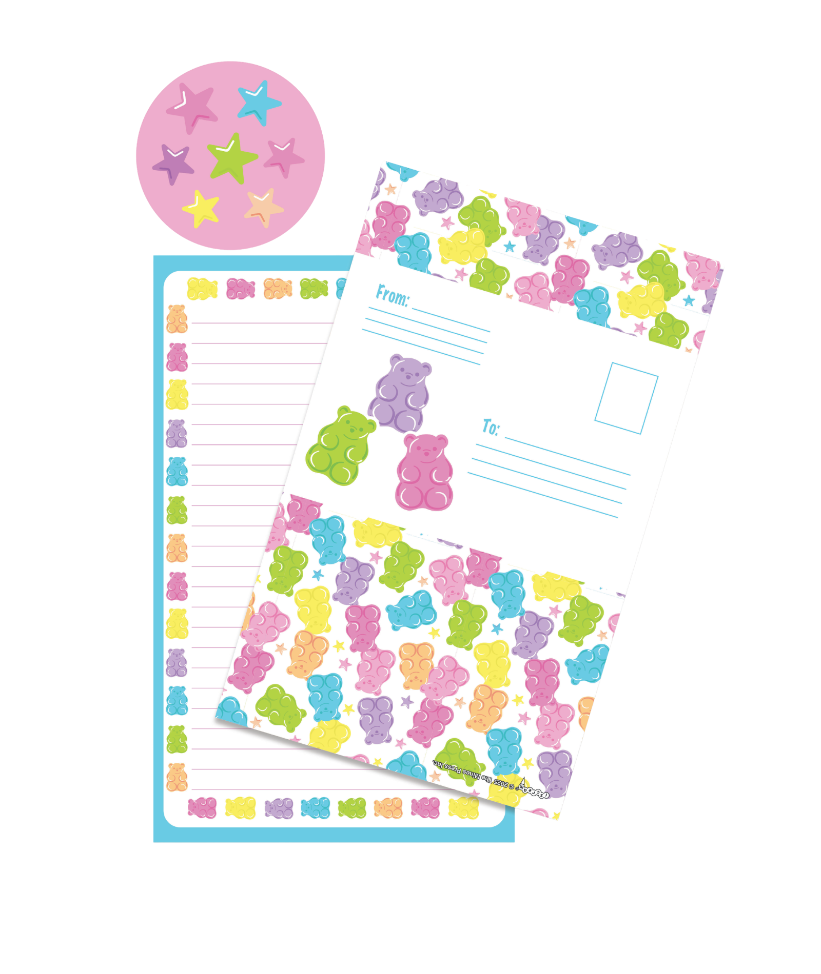 iScream Yummy Gummy Foldover Stationery
