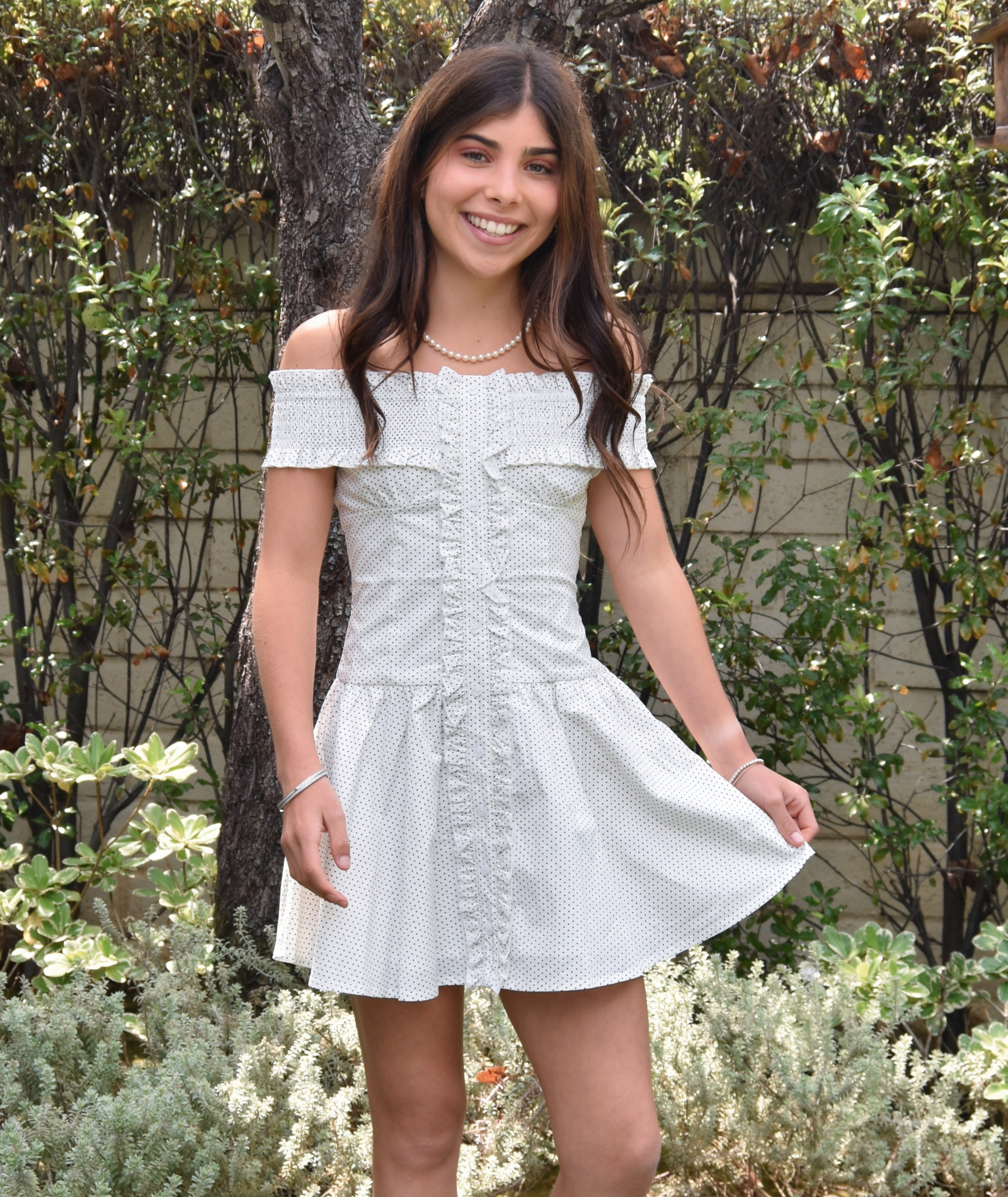 Katie J NYC Girls Callum Polkadot Dress Girls Casual Dresses Katie J NYC