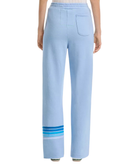 Aviator Nation Women Rugby Stitch Wide Leg Pocket Sweatpants Ice Womens Casual Bottoms Aviator Nation