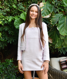 Love Shack Fancy Girls Erina Jacket Pink Girls Special Tops Love Shack Fancy