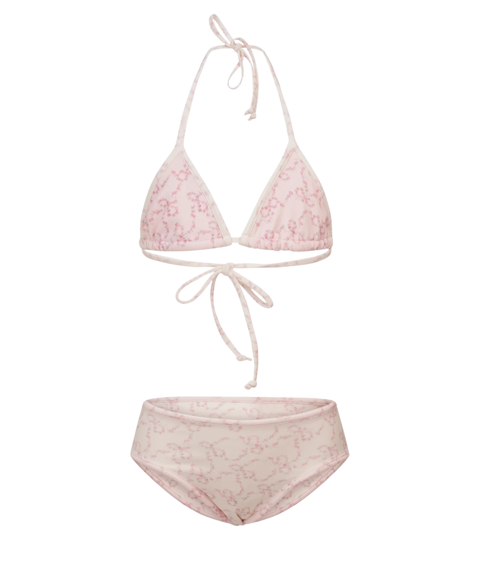 Love Shack Fancy Girls Finnie Bikini Peony Sugar Accessories Love Shack Fancy Floral Y/4/5