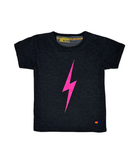 Aviator Nation Kids Bolt Tee Girls Casual Tops Aviator Nation Black Y/4