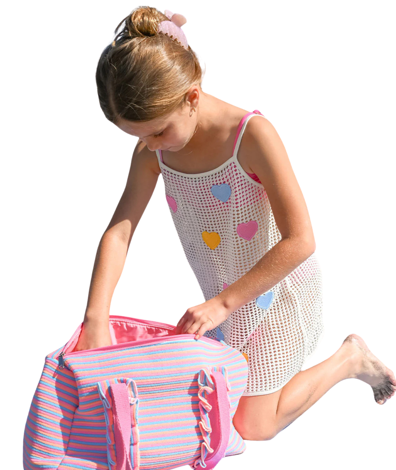 PQ Girls Olivia Cover Up Hearts Girls Casual Dresses PQ Girls