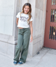 Katie J NYC Girls Chicago Jeans Olive Green