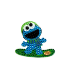 Sticker Beans Cookie Monster Snowboarding Sticker Accessories Sticker Beans Multi