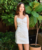 Love Shack Fancy Girls Velasca Dress Chaparral Blue Girls Special Dresses Love Shack Fancy