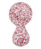 Bari Lynn Crystal Mini Brush Multi Pink Accessories Bari Lynn Pink