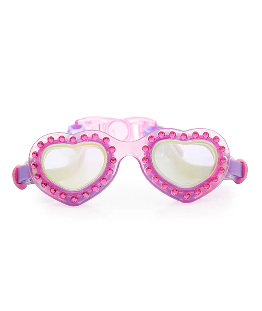 Bling2o Hearthrob Swim Goggles Accessories Bling2o First Crush Fuschia One Size Fits Most (Y/7-Y/14) 