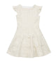 By Debra Girls Sara 3 Tier Dress Ivory/Gold Boucle
