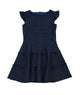 By Debra Girls Sara 3 Tier Dress Navy Boucle