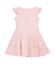 By Debra Girls Sara 3 Tier Dress Pink Boucle