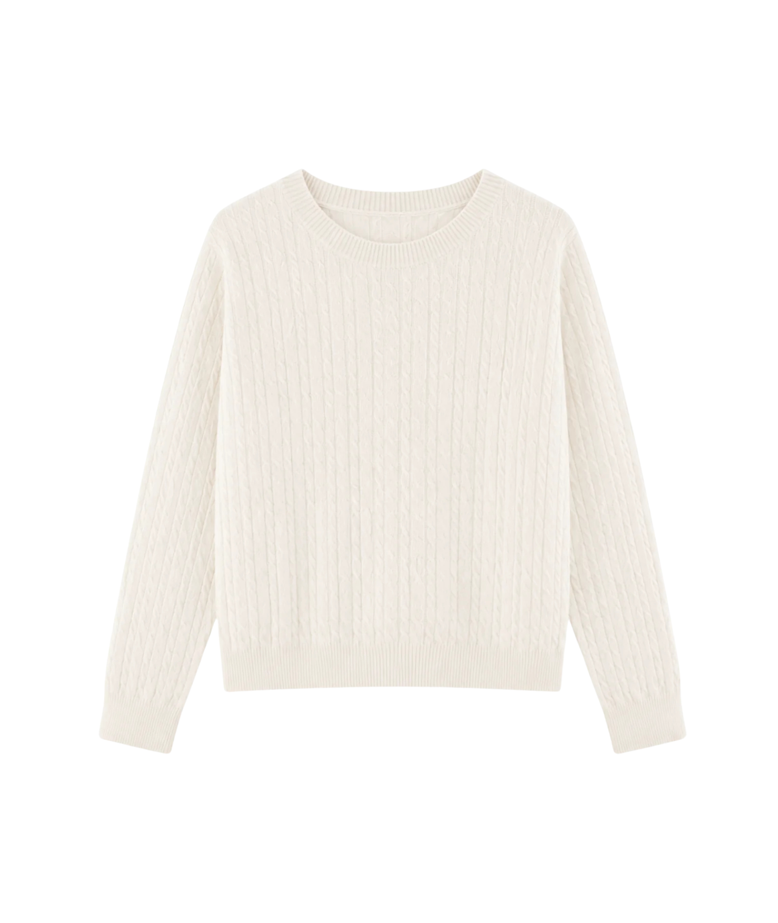 Katie J NYC Girls Jasmine Crew Sweater Girls Casual Tops Katie J NYC Cream Y/S (7/8)