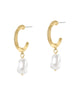 Electric Picks Jones Pearl Drop Earrings Jewelry - Trend Electric Picks Gold