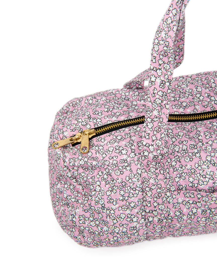 Theme Girls Duffle Pink Ditsy Floral Accessories Theme-NYC   