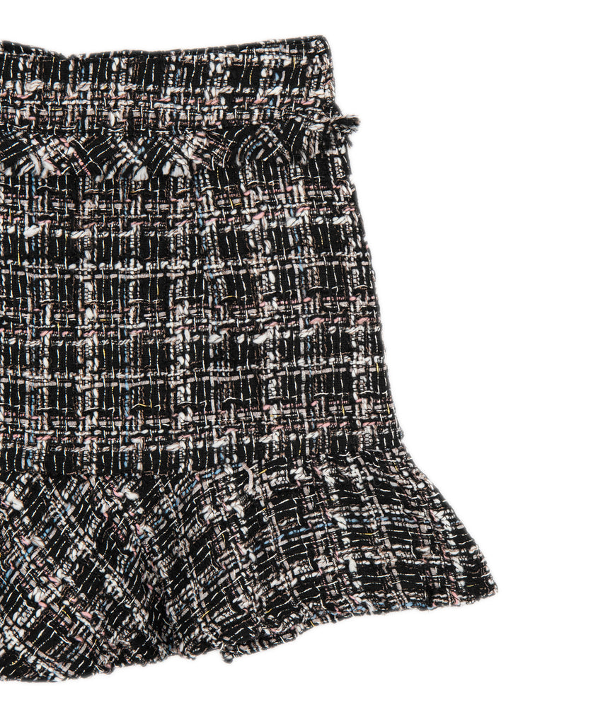 8apart Women Fallon Tweed Peplum Mini Skirt Womens Casual Bottoms 8apart   
