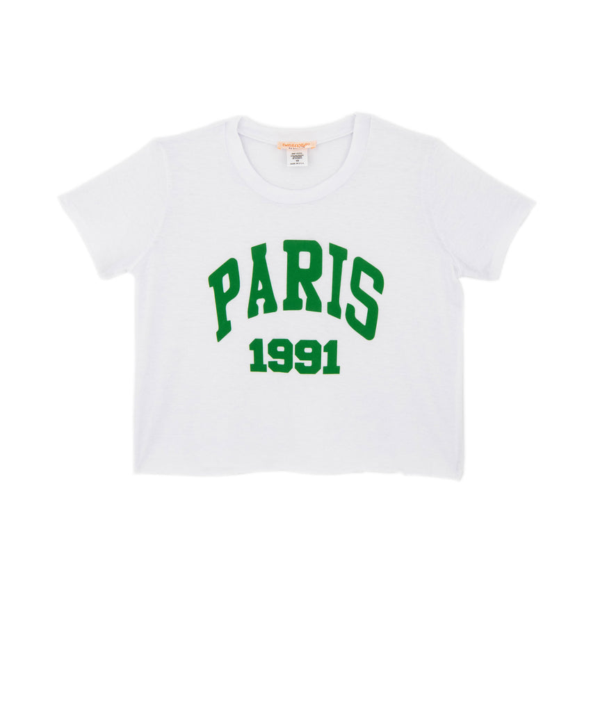 Tween Style Girls Paris 1991 Tee Girls Casual Tops Sparkle by Stoopher   