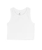 Sawyer Chevron Highneck Crop Top Women 2 Distressed/seasonal womens Niki Biki Juniors/Women One Size White