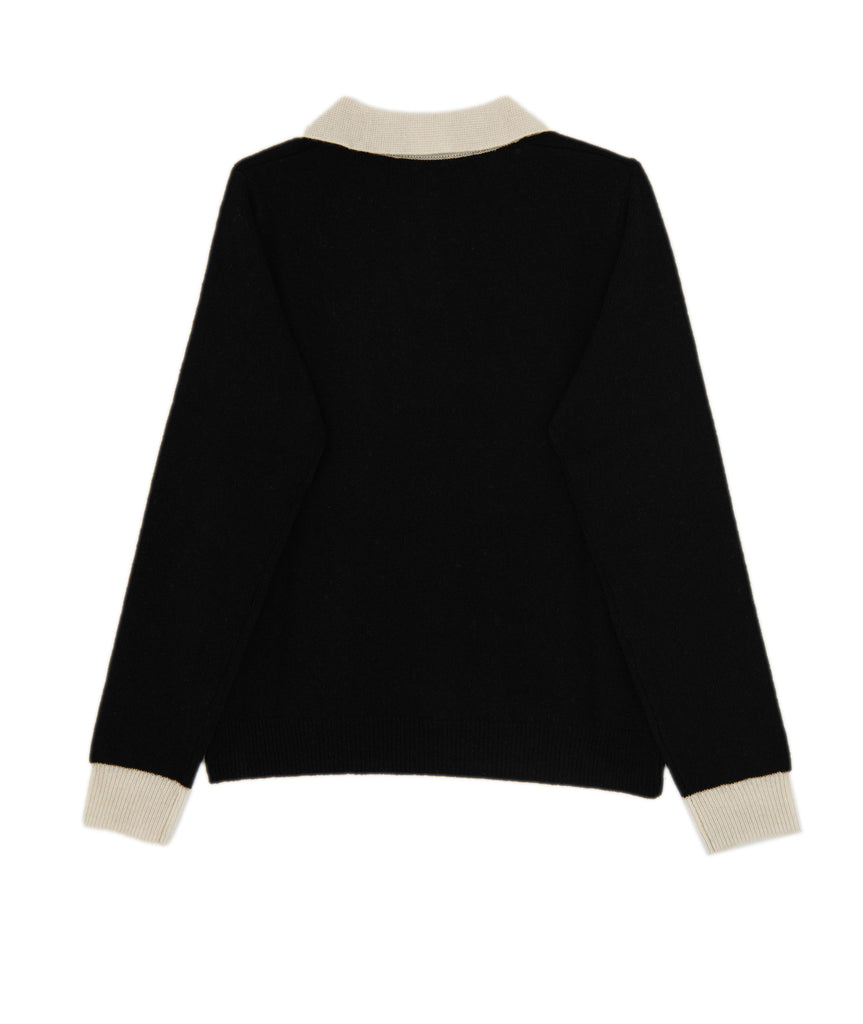 Autumn Cashmere Girls Polo Sweater Girls Casual Tops Autumn Cashmere Kids   