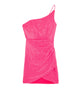 Alyce Women Neon Pink One Shoulder Sequin Dress Girls Special Dresses Alyce Pink Juniors/Women 000