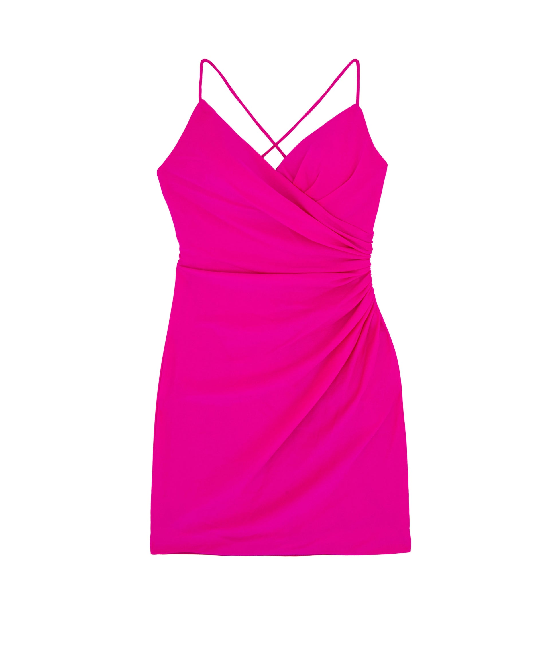 short hot pink dress Off Shoulder Homecoming Dresses SH006  shinydress weekend getaways Hot Pink Homecoming Dress |
