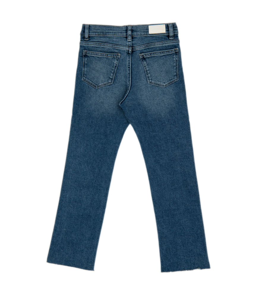 DL1961 Girls Emie Glacier Straight High Rise Jeans Girls Denim DL1961   