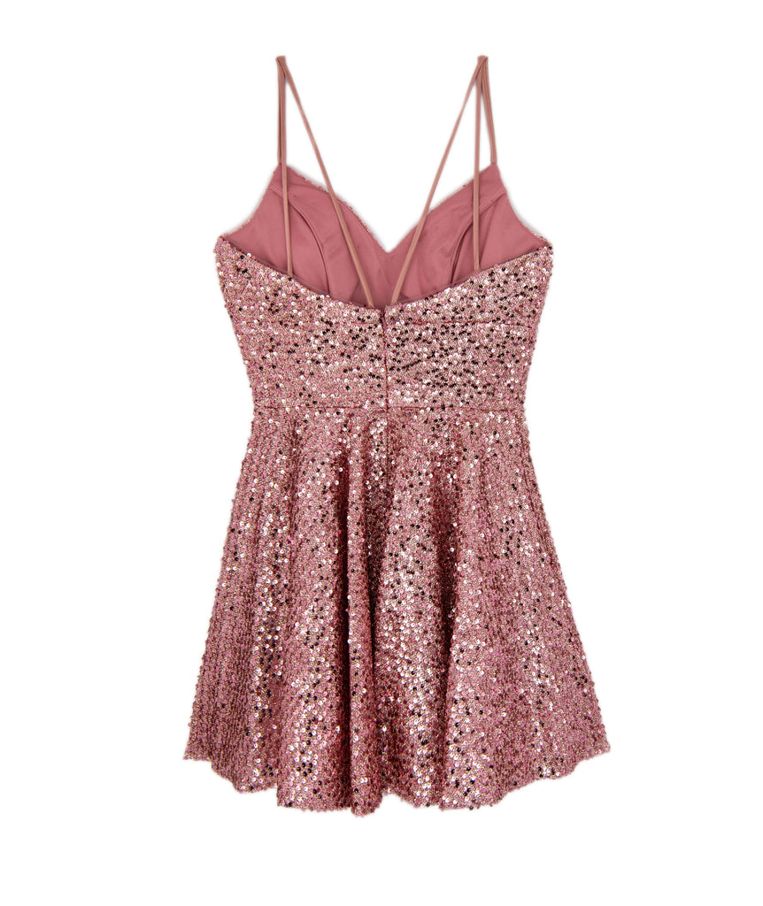 Alyce Women Pink Sequin Mariana Dress Girls Special Dresses Alyce   