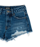 Katie J NYC Girls Malibu Dark Wash Jean Shorts Girls Denim Katie J NYC   