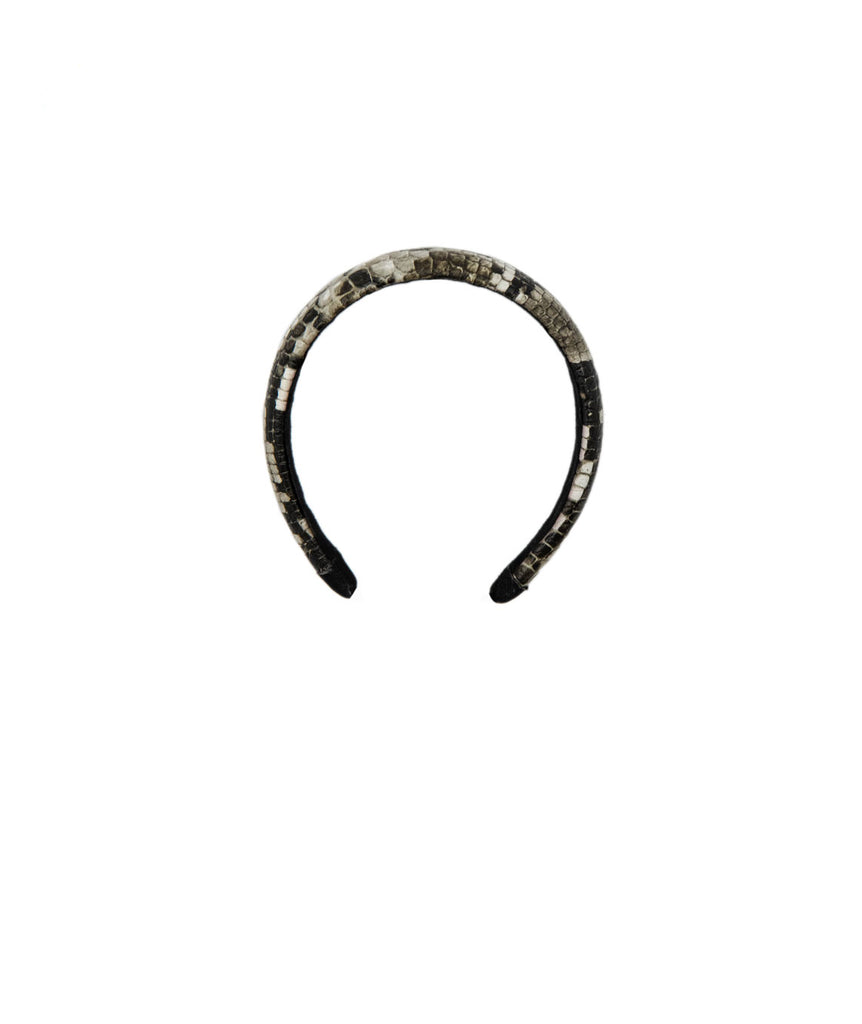 Snake Leather Headband Distressed/seasonal accessories Frankie's Exclusives   