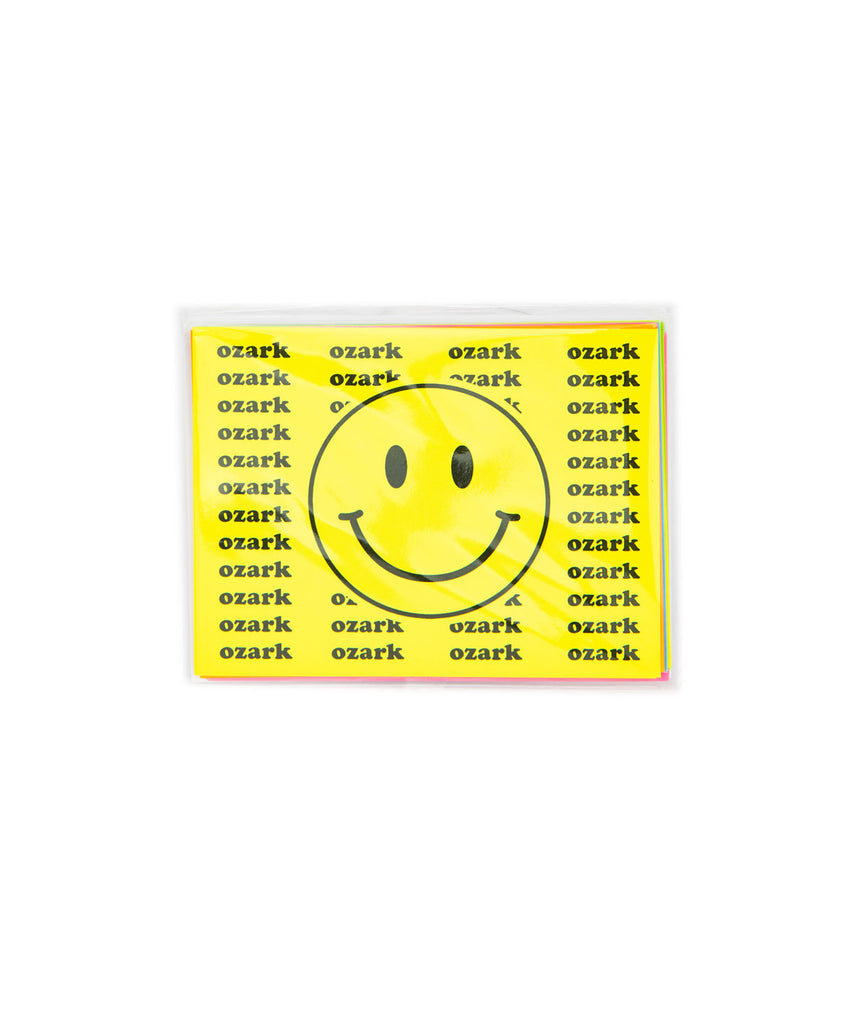 A Wink and a Nod Folded Neon Notecards Pack of 8 Camp A Wink and a Nod   